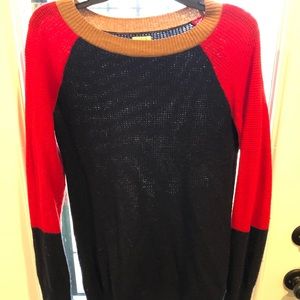 Crewneck Waffle Sweater